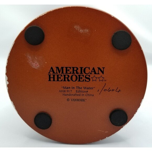 Vanmark American Heroes 1st edition #0604 man in the water Coast Guard RARE 2000 - Picture 9 of 12